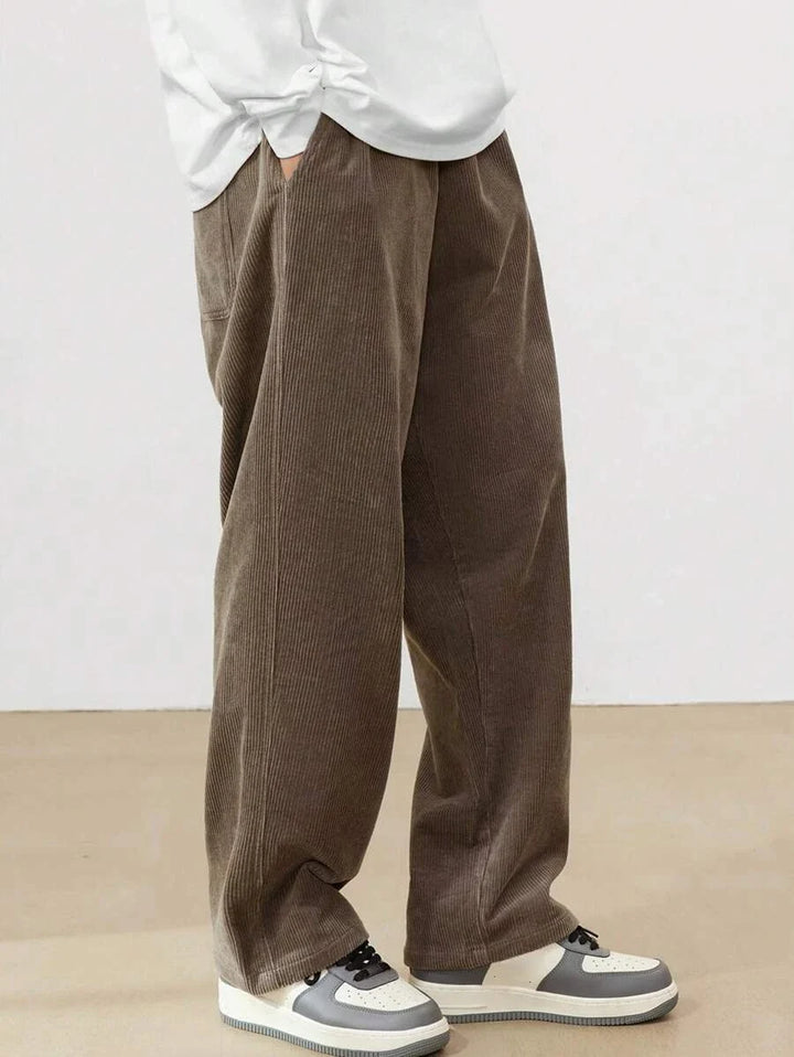 LAURENT MONACO | PANTALONS EN CORDUROY POUR HOMMES