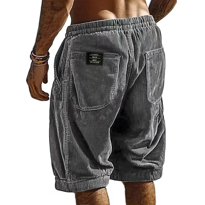 LAURENT MONACO | SHORT EN VELOURS CÔTELÉ POUR HOMMES