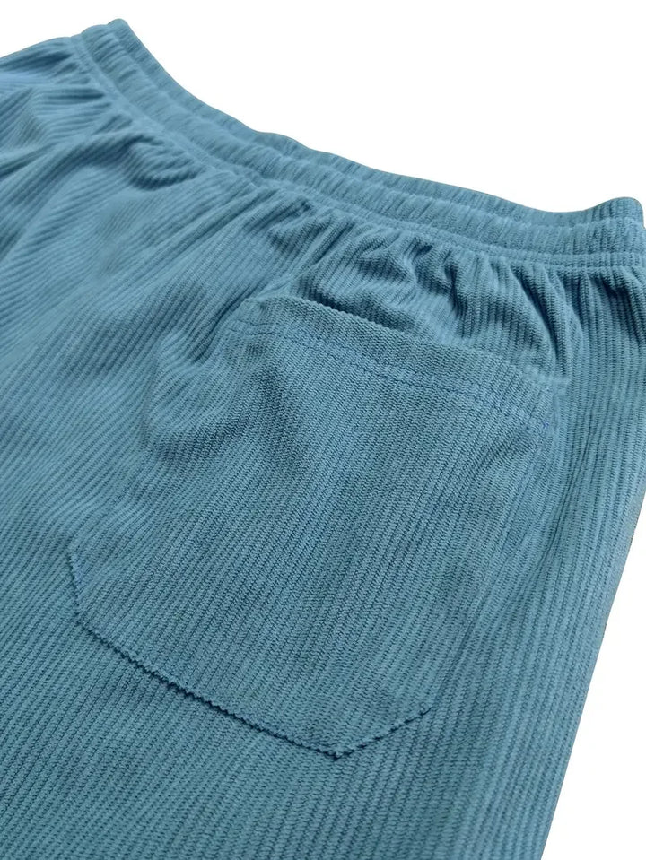 LAURENT MONACO | PANTALON ÉLÉGANT EN VELOURS CÔTELÉ POUR HOMME