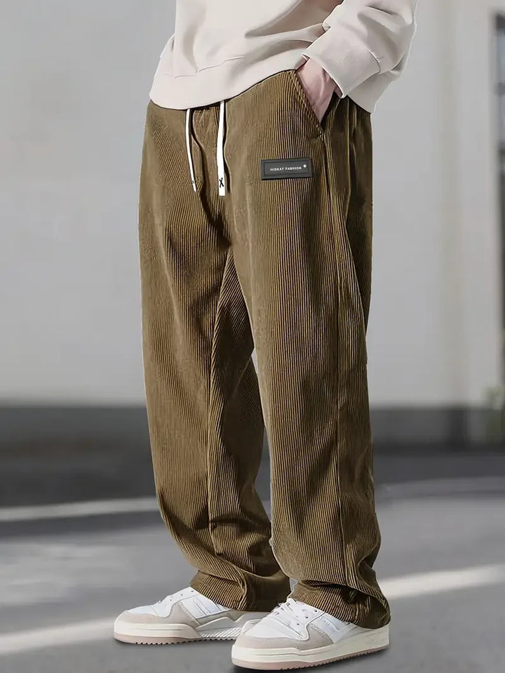 LAURENT MONACO | PANTALON ÉLÉGANT EN VELOURS CÔTELÉ POUR HOMME