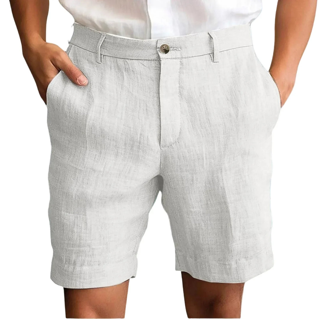 LAURENT MONACO | SHORT EN LIN POUR HOMMES