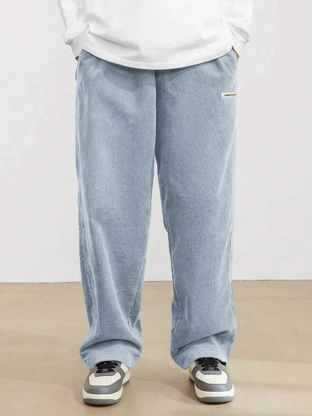 LAURENT MONACO | PANTALONS EN CORDUROY POUR HOMMES