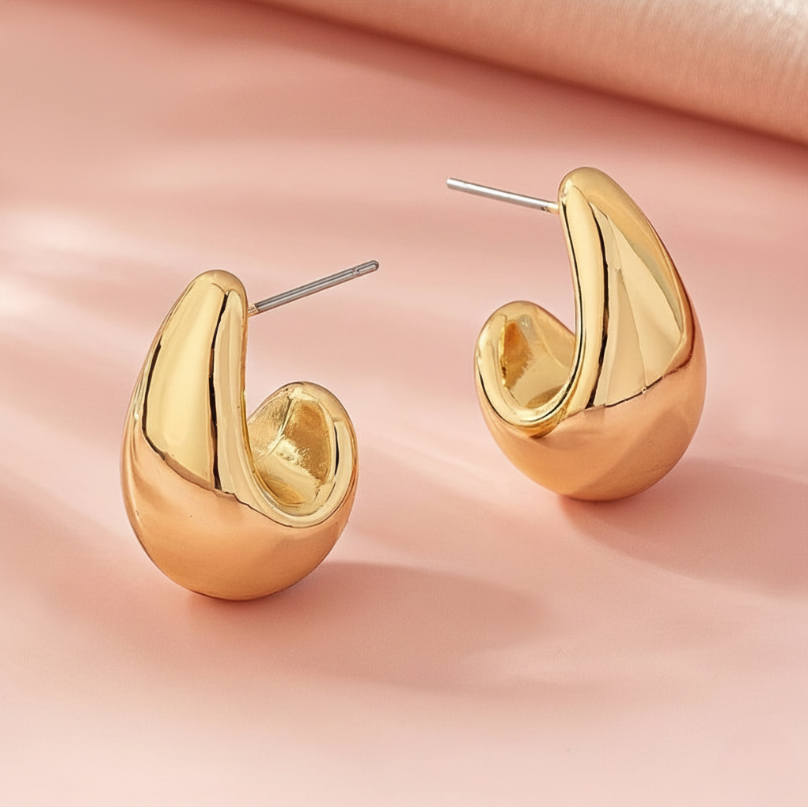 Carole™ – Boucles goutte élégantes intemporelles