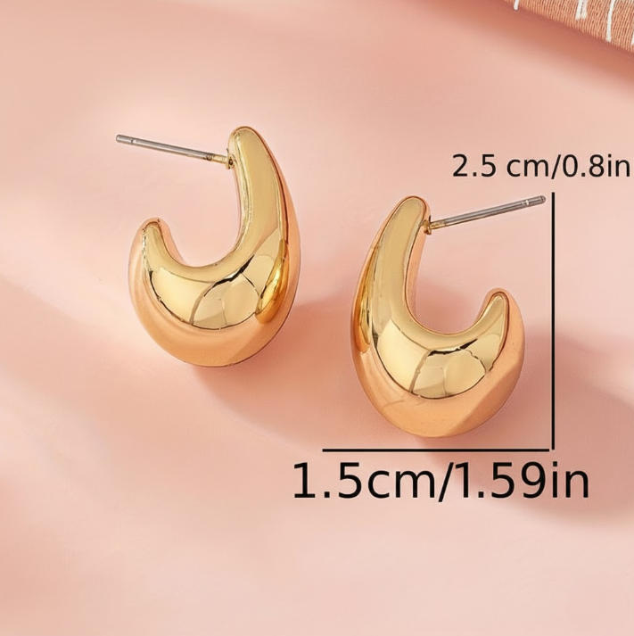 Carole™ – Boucles goutte élégantes intemporelles