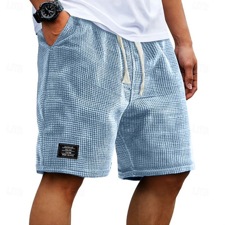 LAURENT MONACO | SHORT À TEXTURE GAUFRE POUR HOMMES