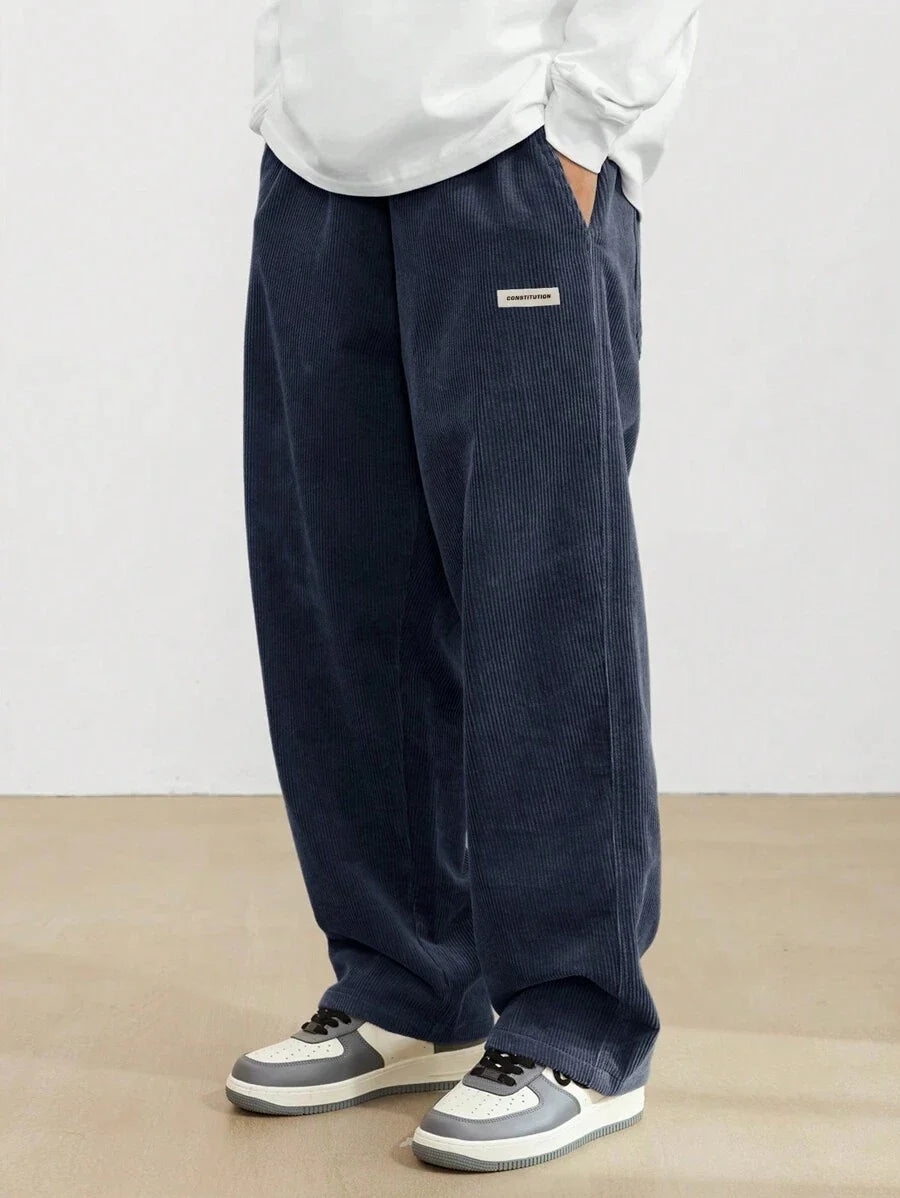 LAURENT MONACO | PANTALONS EN CORDUROY POUR HOMMES