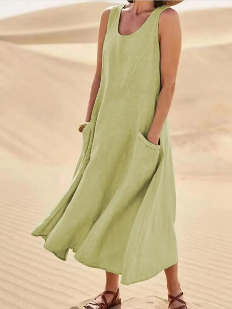 DELACROIX | Robe Maxi Confort Naturel Chloé