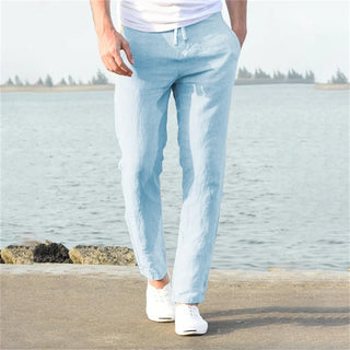 LAURENT MONACO | PANTALON DE RUE EN LIN POUR HOMME