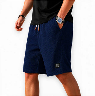 LAURENT MONACO | SHORT EN TISSU GAUFFRÉ POUR HOMMES