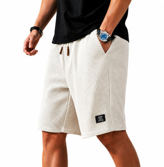 LAURENT MONACO | SHORT EN TISSU GAUFFRÉ POUR HOMMES