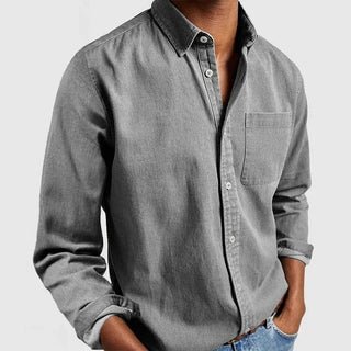 Chemise Classique en Tissu Luxe - Élégance Confortable