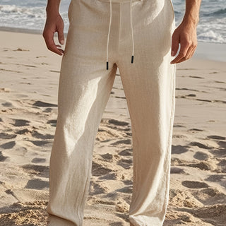 LAURENT MONACO | PANTALON EN LIN POUR HOMMES