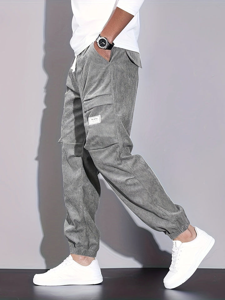 LAURENT MONACO | PANTALON CARGO EN CORDUROY