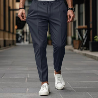LAURENT MONACO | PANTALONS CHINO SLIM FIT AVEC CORDON DE SERRAGE POUR HOMMES