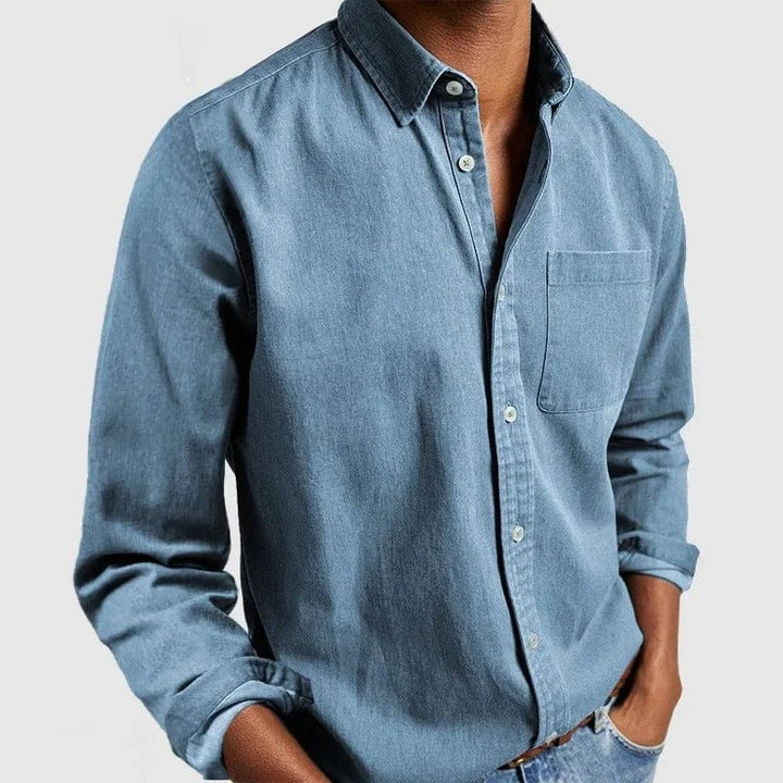 Chemise Classique en Tissu Luxe - Élégance Confortable