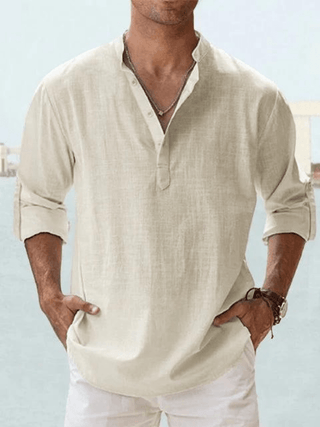Chemise Décontractée en Tissu Luxe pour Homme - Élégance et Confort