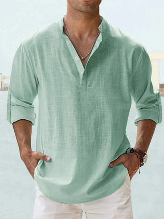 Chemise Décontractée en Tissu Luxe pour Homme - Élégance et Confort