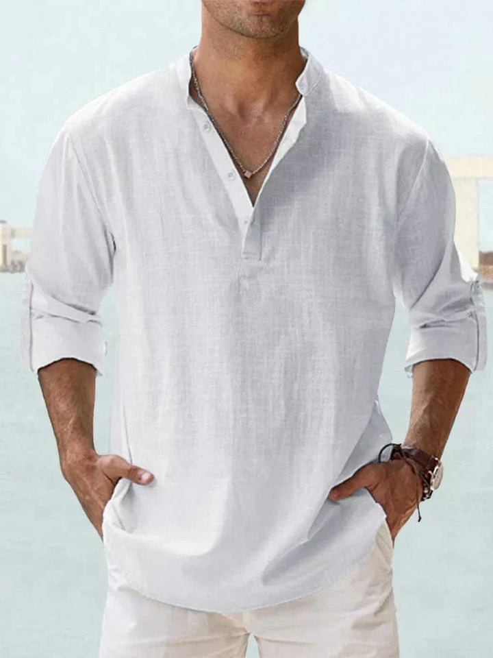 Chemise Décontractée en Tissu Luxe pour Homme - Élégance et Confort