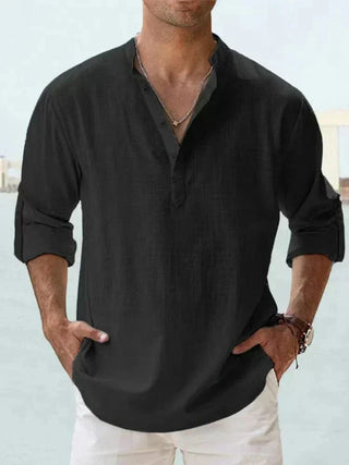 Chemise Décontractée en Tissu Luxe pour Homme - Élégance et Confort