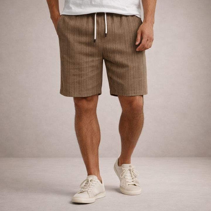 LAURENT MONACO | SHORTS D'ÉTÉ EN LIN POUR HOMMES