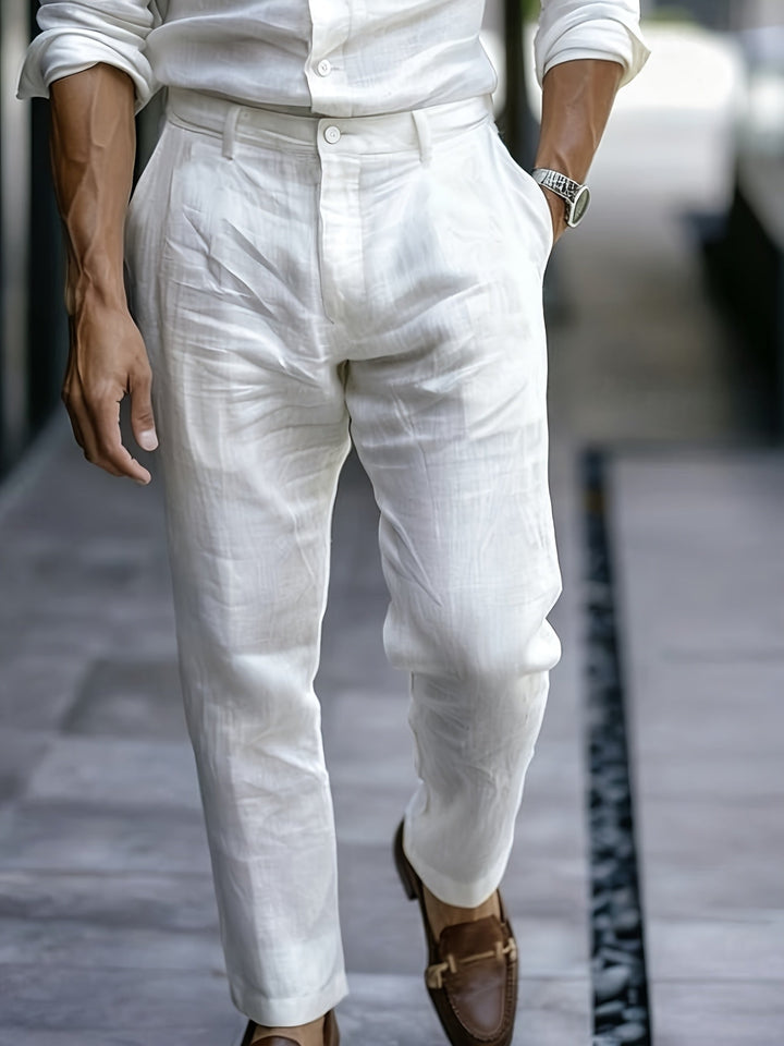 LAURENT MONACO | PANTALON D'ÉTÉ EN VISCOSE POUR HOMMES