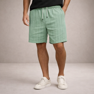 LAURENT MONACO | SHORTS D'ÉTÉ EN LIN POUR HOMMES