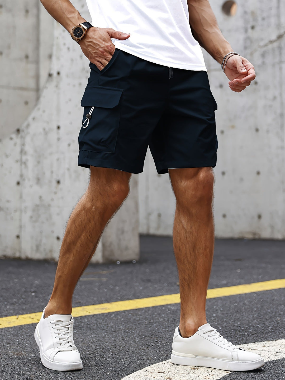 LAURENT MONACO | SHORTS CARGO POUR HOMME