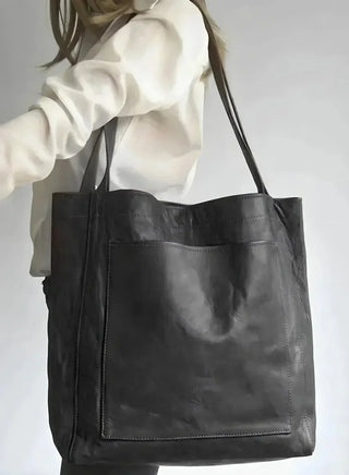 DELACROIX | Cabas en cuir authentique Signature