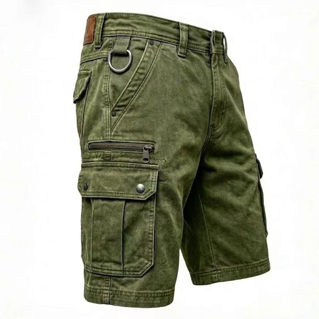 LAURENT MONACO | SHORT CARGO EN JEAN POUR HOMMES