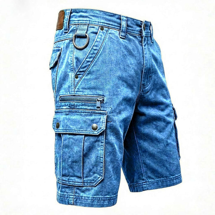 LAURENT MONACO | SHORT CARGO EN JEAN POUR HOMMES