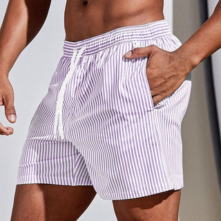 LAURENT MONACO | SHORT D'ÉTÉ À RAYURES POUR HOMMES