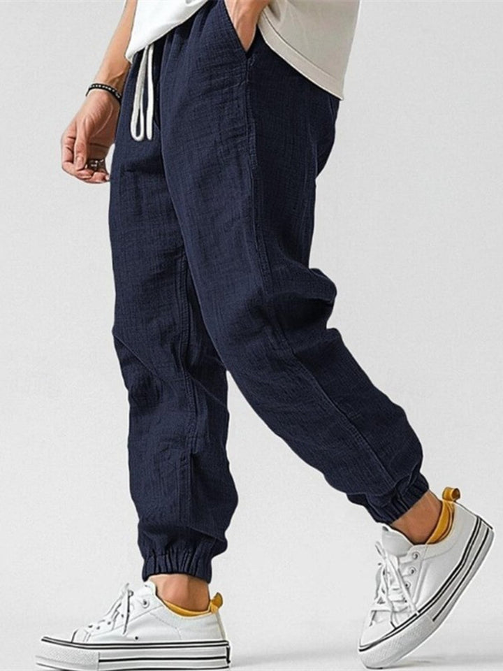 LAURENT MONACO | JOGGERS EN LIN POUR HOMMES