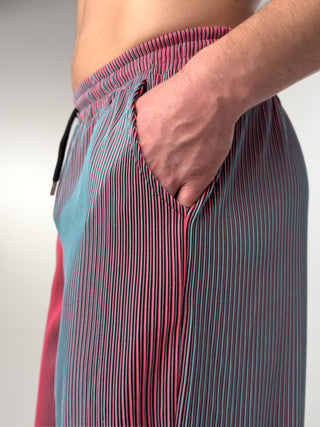 LAURENT MONACO | PANTALON DROIT À RAYURES POUR HOMMES