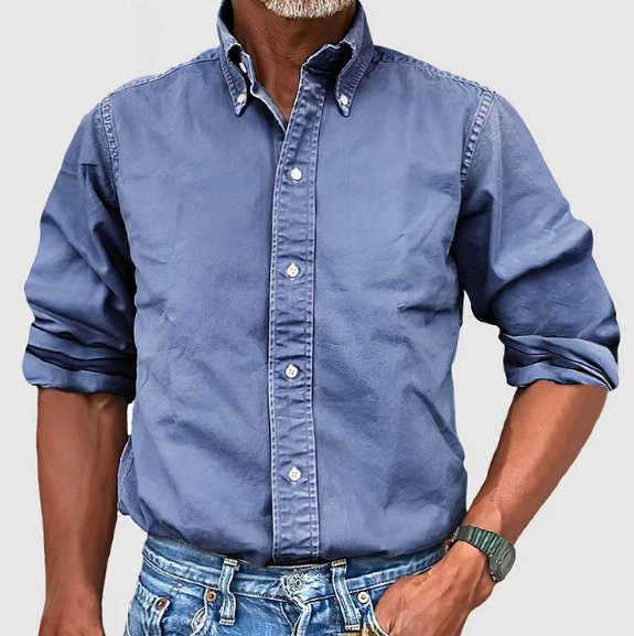 Chemise Classique en Tissu Luxe - Élégance Confortable par Lancastel