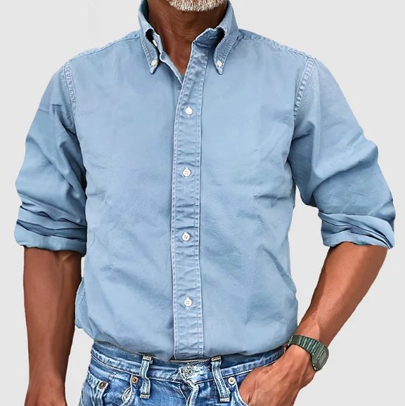 Chemise Classique en Tissu Luxe - Élégance Confortable par Lancastel