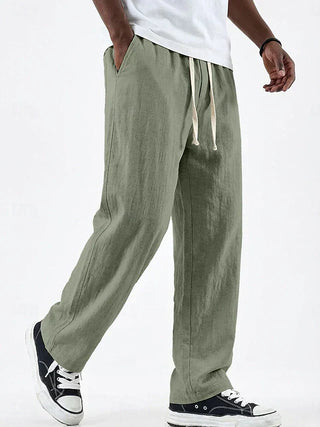 LAURENT MONACO | PANTALONS EN LIN DE QUOTIDIEN POUR HOMMES