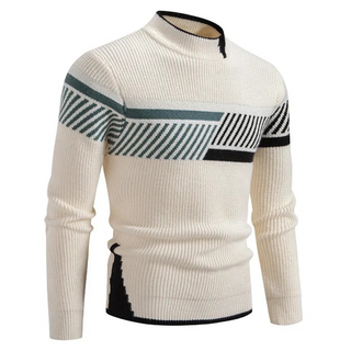 Pull Élégant en Maille Géométrique - Maison Claire et Sylvie