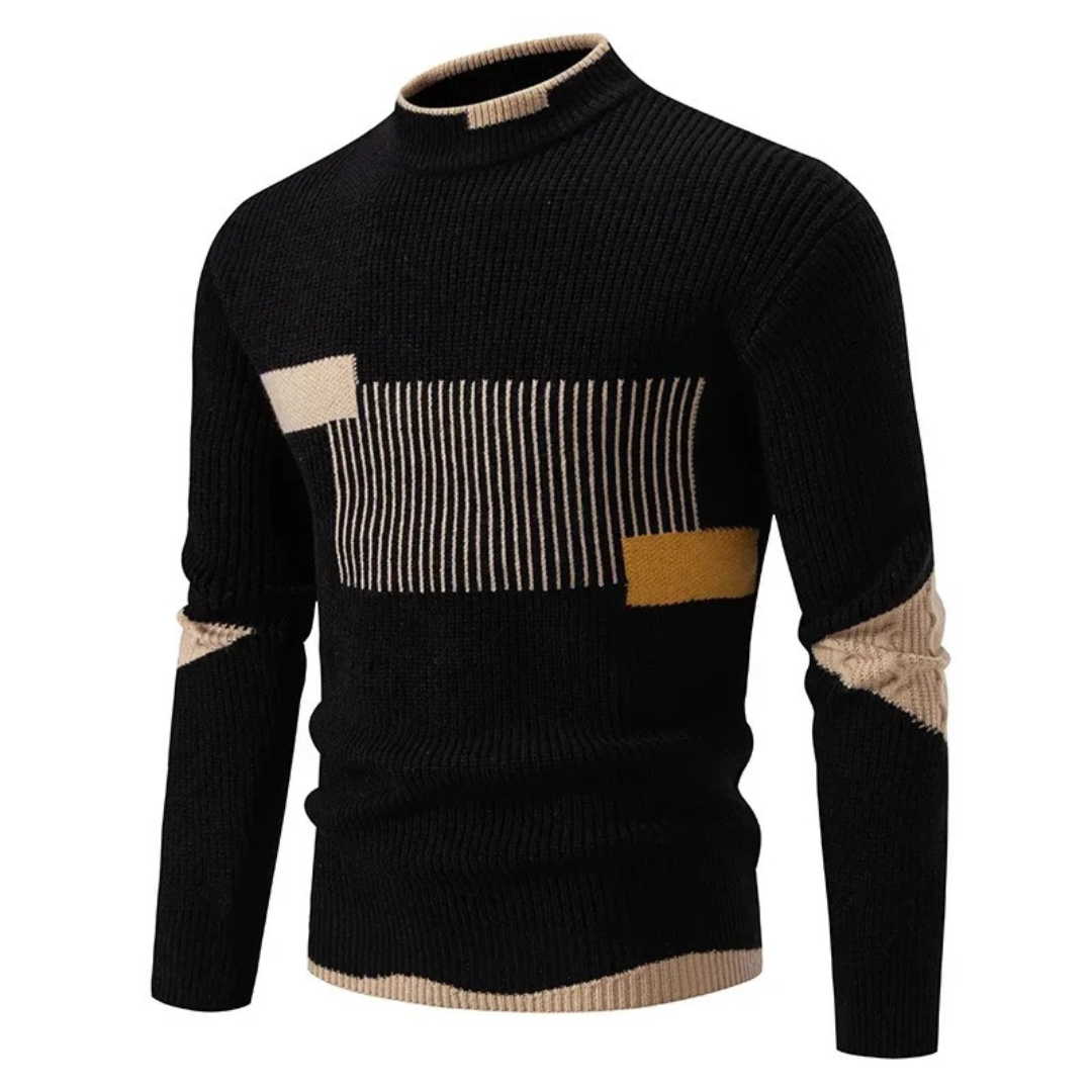 Pull Élégant en Maille Géométrique - Maison Claire et Sylvie