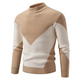 Pull Élégant en Maille Géométrique - Maison Claire et Sylvie