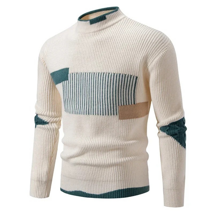 Pull Élégant en Maille Géométrique - Maison Claire et Sylvie
