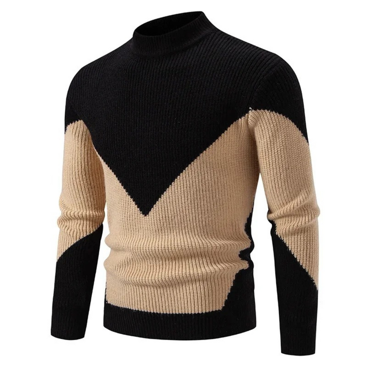 Pull Élégant en Maille Géométrique - Maison Claire et Sylvie