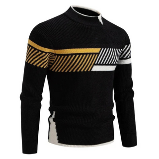 Pull Élégant en Maille Géométrique - Maison Claire et Sylvie